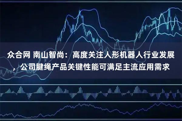 众合网 南山智尚：高度关注人形机器人行业发展，公司腱绳产品关键性能可满足主流应用需求