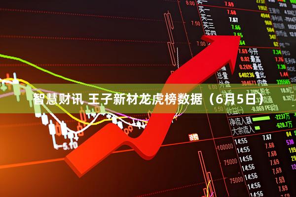 智慧财讯 王子新材龙虎榜数据（6月5日）