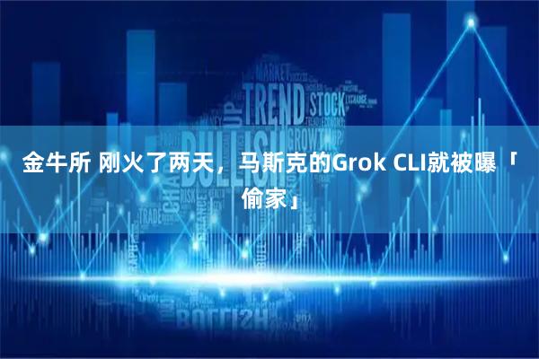 金牛所 刚火了两天，马斯克的Grok CLI就被曝「偷家」